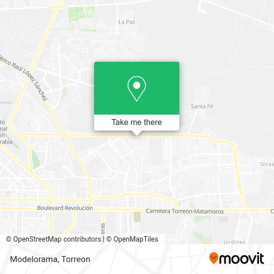 Modelorama map