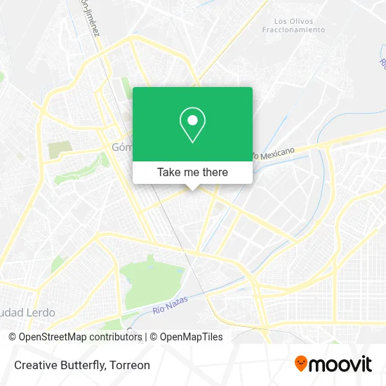 Creative Butterfly map