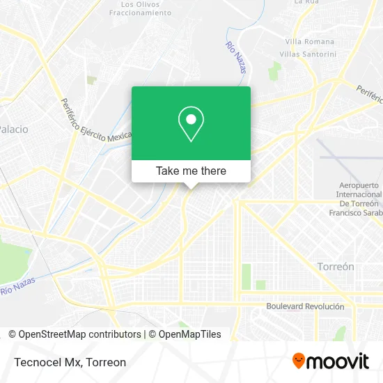 Tecnocel Mx map