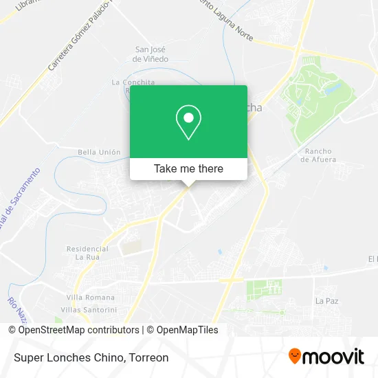 Super Lonches Chino map