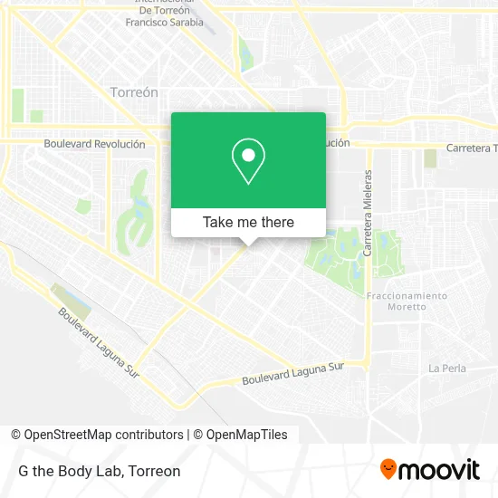 G the Body Lab map
