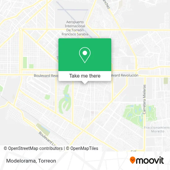 Modelorama map