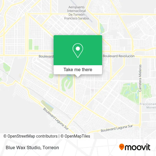 Blue Wax Studio map