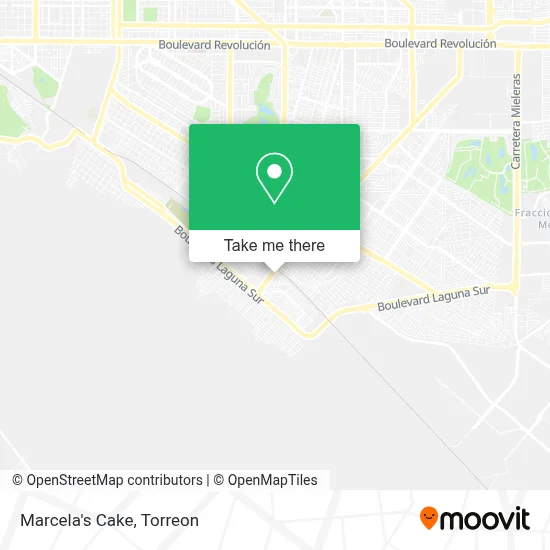 Marcela's Cake map