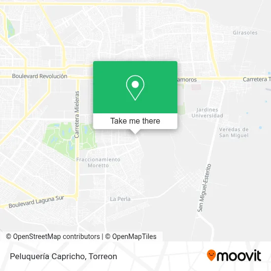 Peluquería Capricho map
