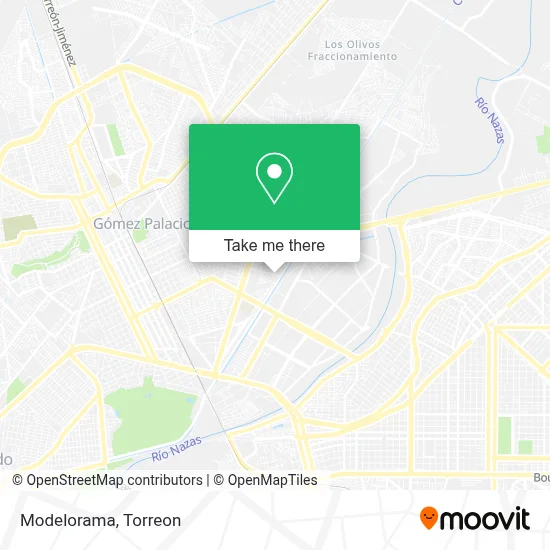 Modelorama map