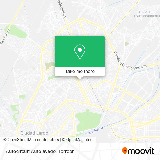 Autocircuit Autolavado map