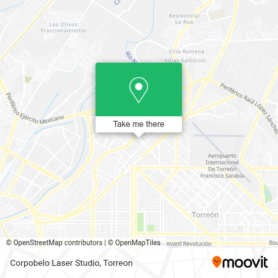 Corpobelo Laser Studio map