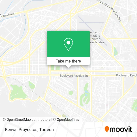 Benval Proyectos map