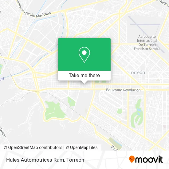Hules Automotrices Ram map