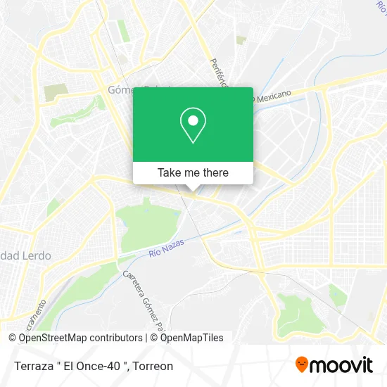 Terraza " El Once-40 " map