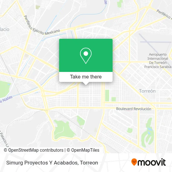 Simurg Proyectos Y Acabados map