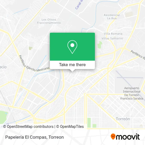 Papelería El Compas map