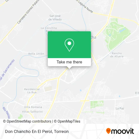 Don Chancho En El Perol map