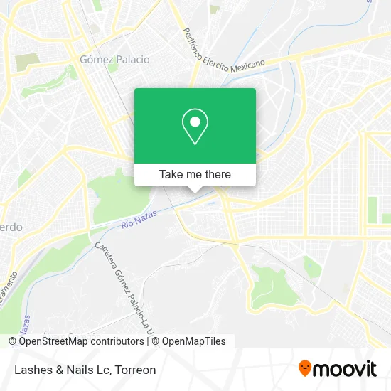 Lashes & Nails Lc map