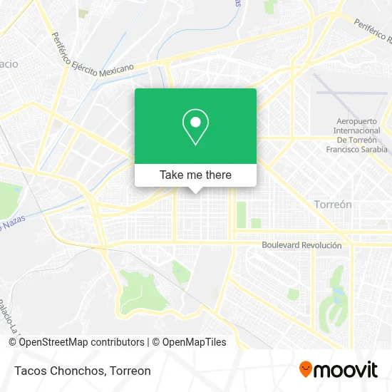 Tacos Chonchos map