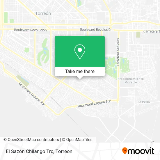El Sazón Chilango Trc map