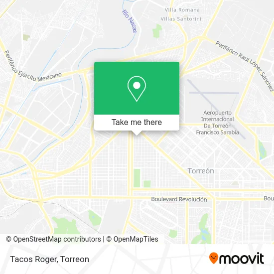 Tacos Roger map