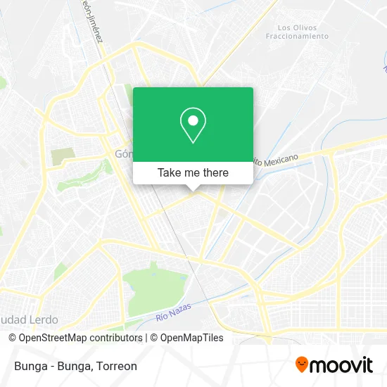 Bunga - Bunga map