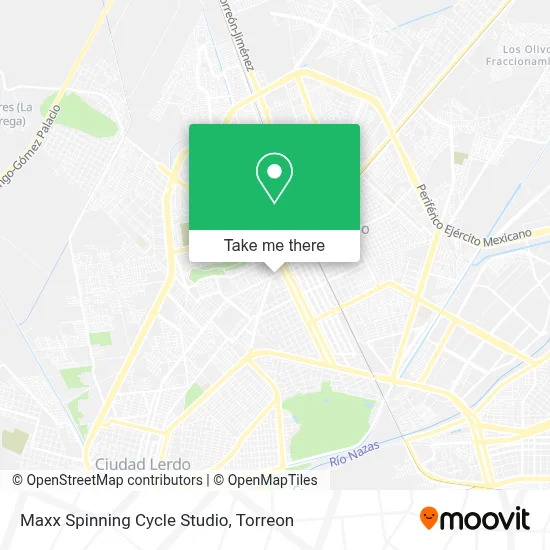 Maxx Spinning Cycle Studio map