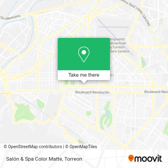 Salón & Spa Color Matte map
