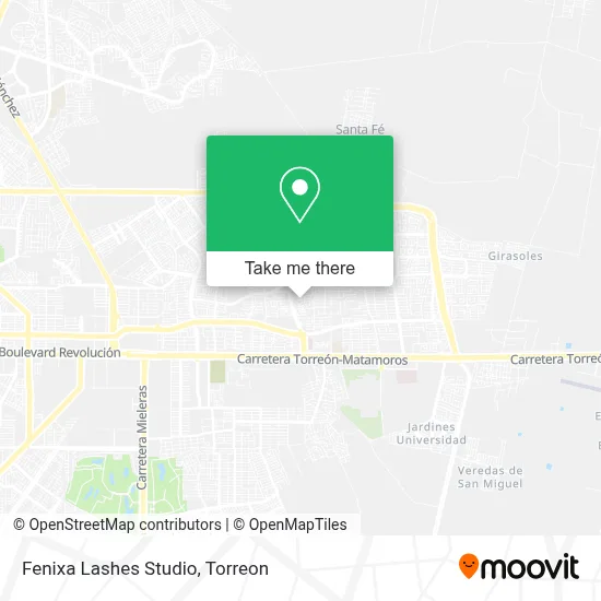 Fenixa Lashes Studio map