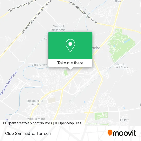 Club San Isidro map