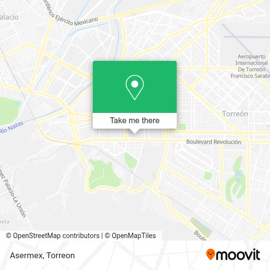 Asermex map