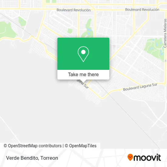 Verde Bendito map