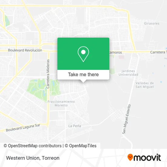 Western Union map