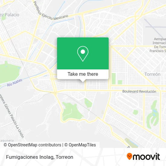 Fumigaciones Inolag map