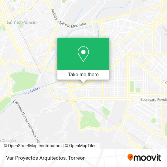 Var Proyectos Arquitectos map