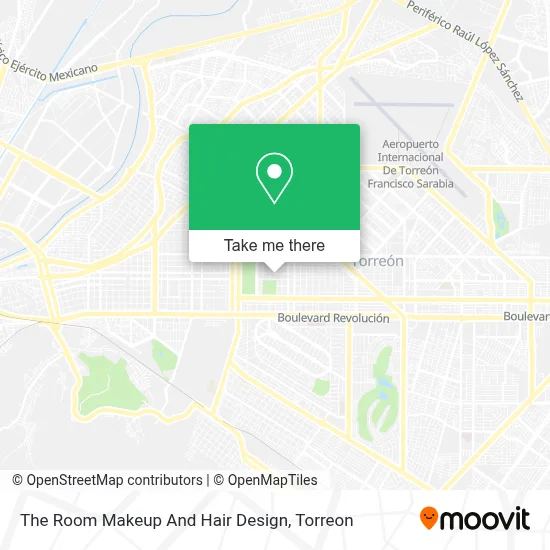 The Room Makeup And Hair Design map