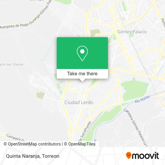 Quinta Naranja map