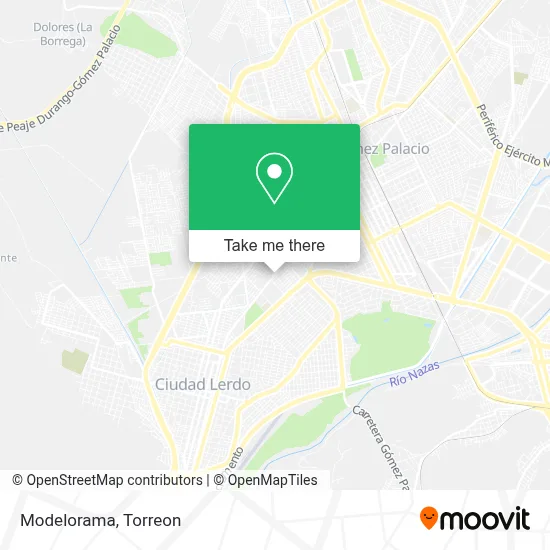 Modelorama map