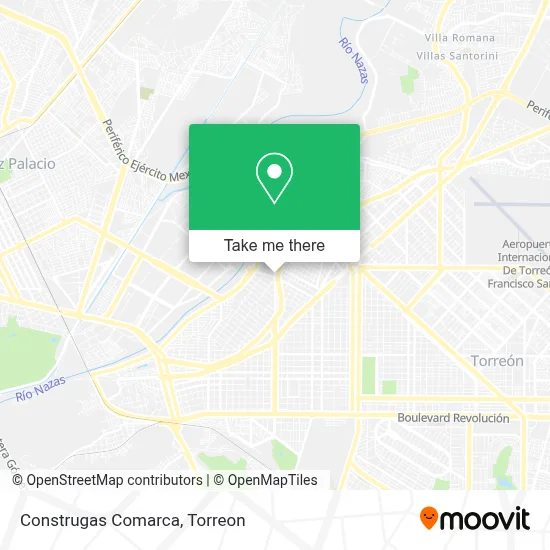 Construgas Comarca map