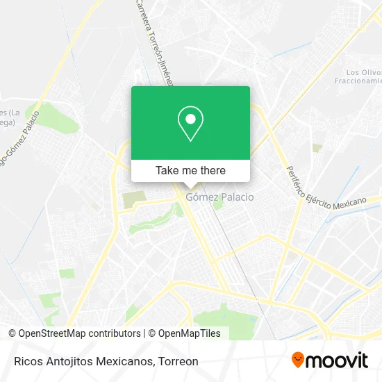 Ricos Antojitos Mexicanos map