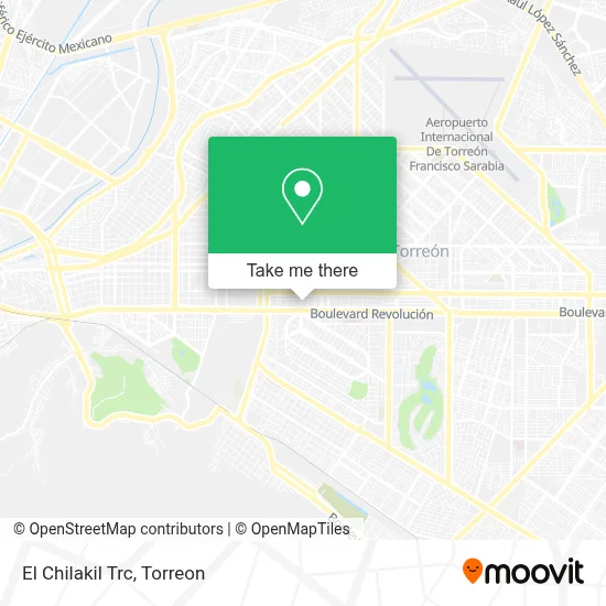 El Chilakil Trc map