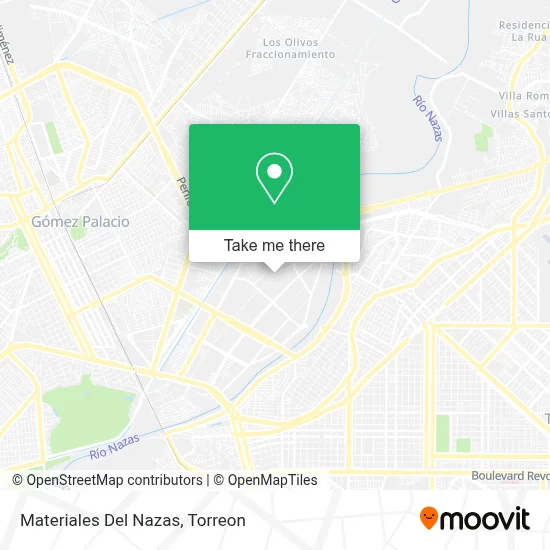 Materiales Del Nazas map