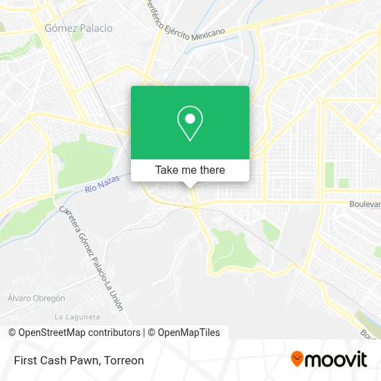 First Cash Pawn map