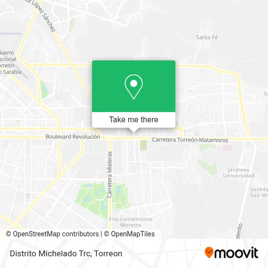 Distrito Michelado Trc map