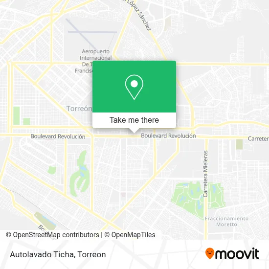 Autolavado Ticha map