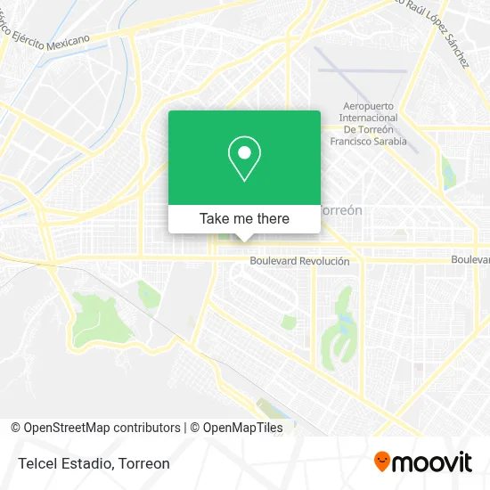 Telcel Estadio map