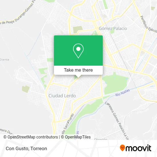 Con Gusto map