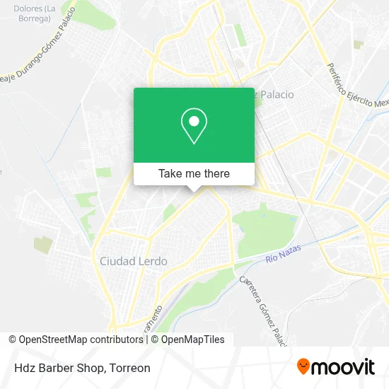 Hdz Barber Shop map