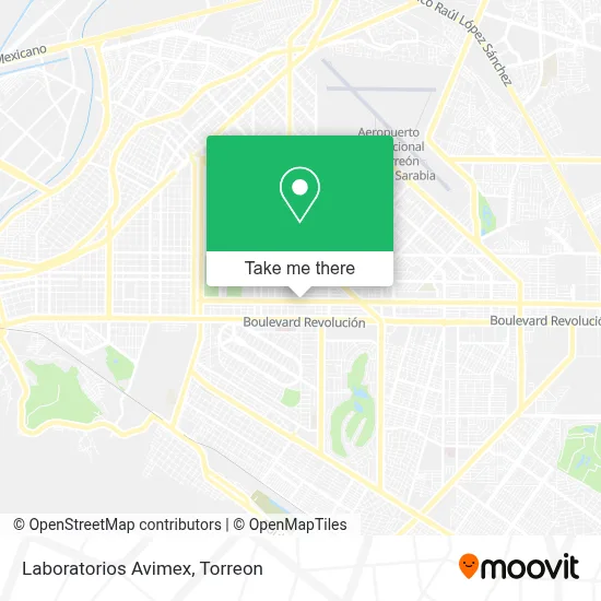 Laboratorios Avimex map