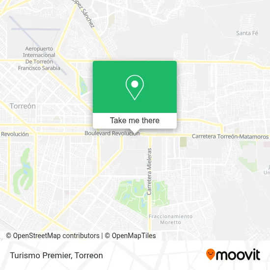 Turismo Premier map
