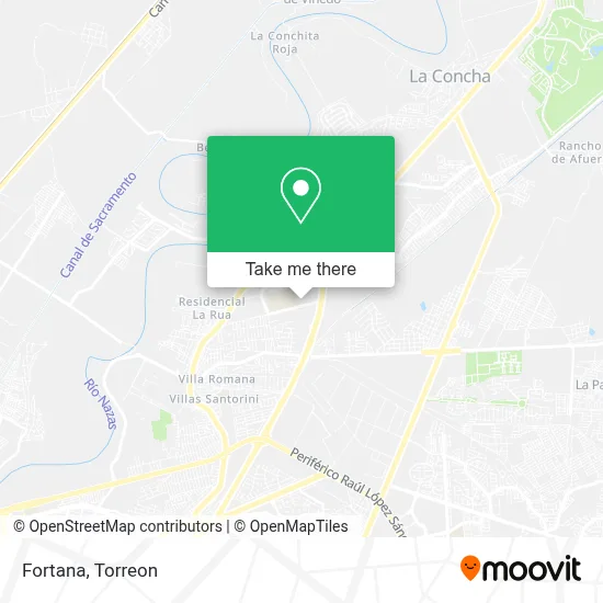 Fortana map
