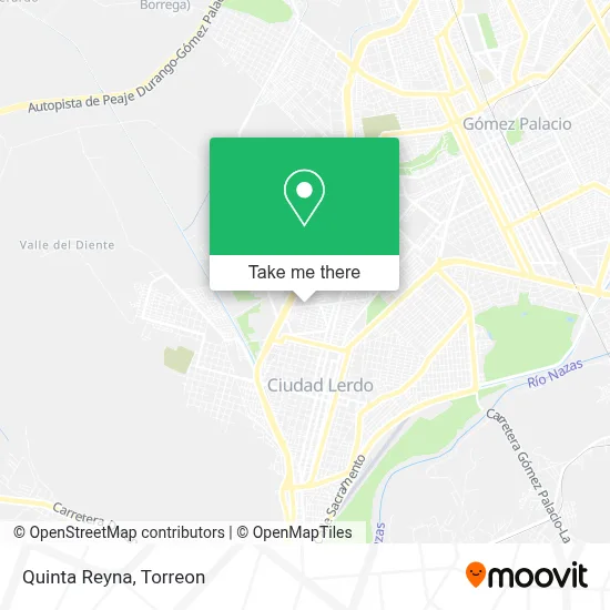 Quinta Reyna map