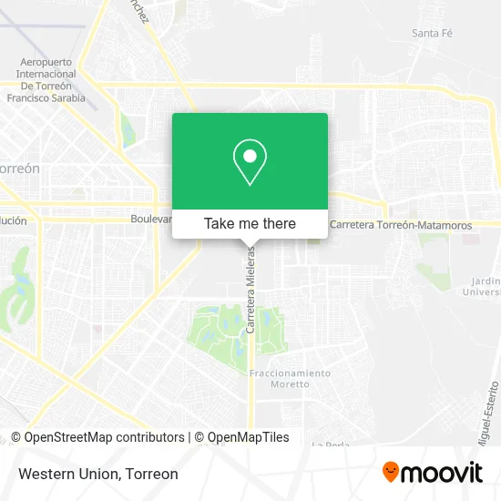 Western Union map
